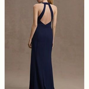 Anthropologie Lennox hill halter in navy